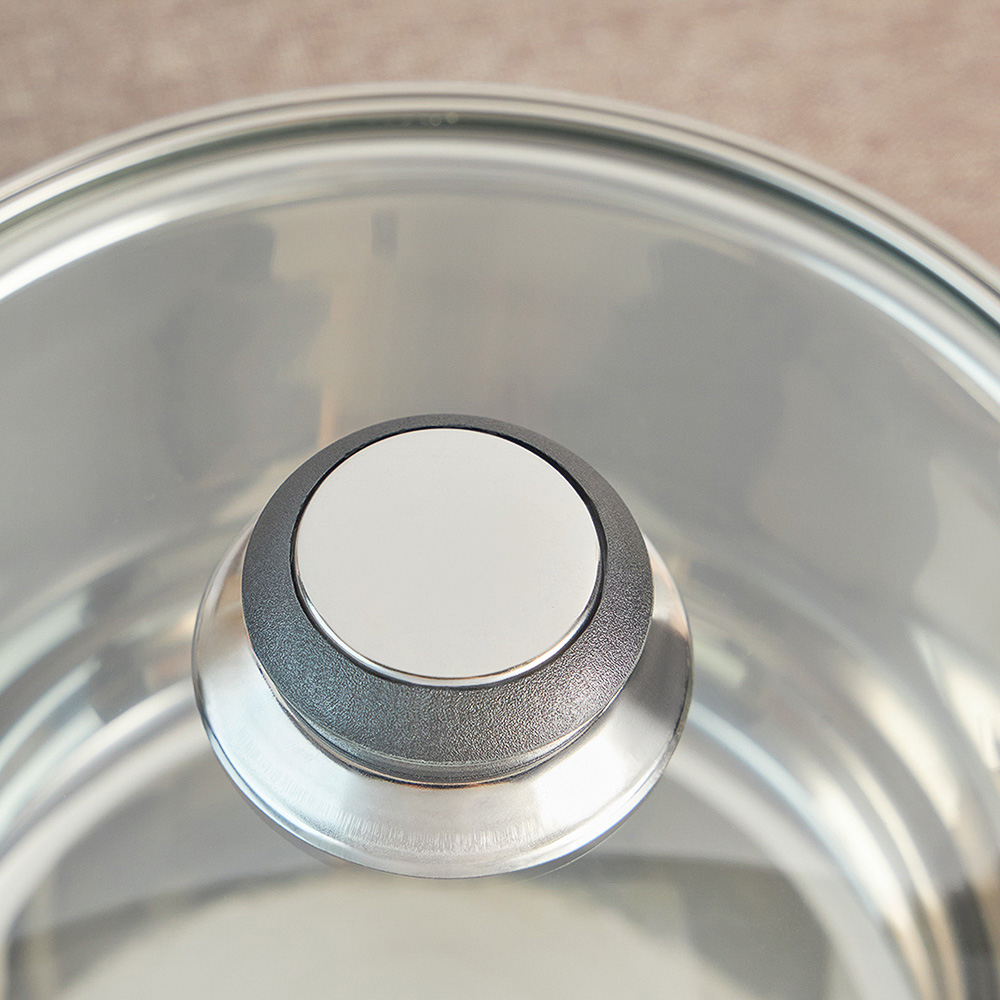 Стрейтон Ковш 16х9,5см, 1,4л, со стекл. крышкой, арт.№ 822-117