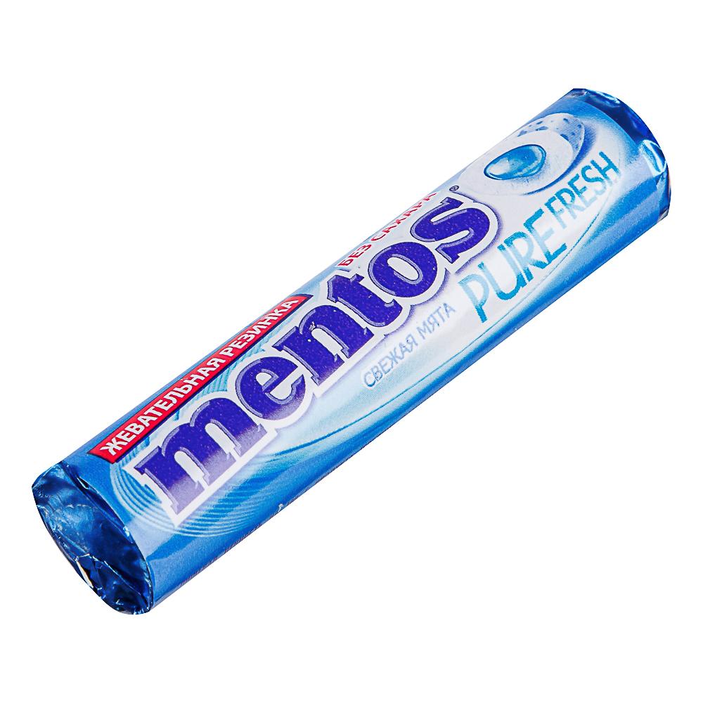 Жевательная резинка MENTOS PURE FRESH вишня, арбуз, виноград, мята, тутти-фрутти 15,5г., арт.№ 347-348