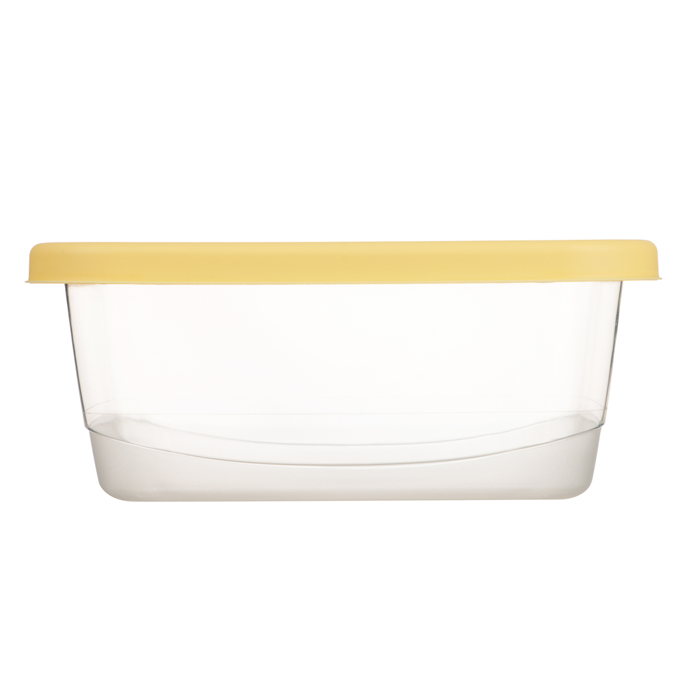 Ботаника Контейнер для продуктов прямоугольный 0,5л, пластик, 3 цвета, арт.№ 861-567