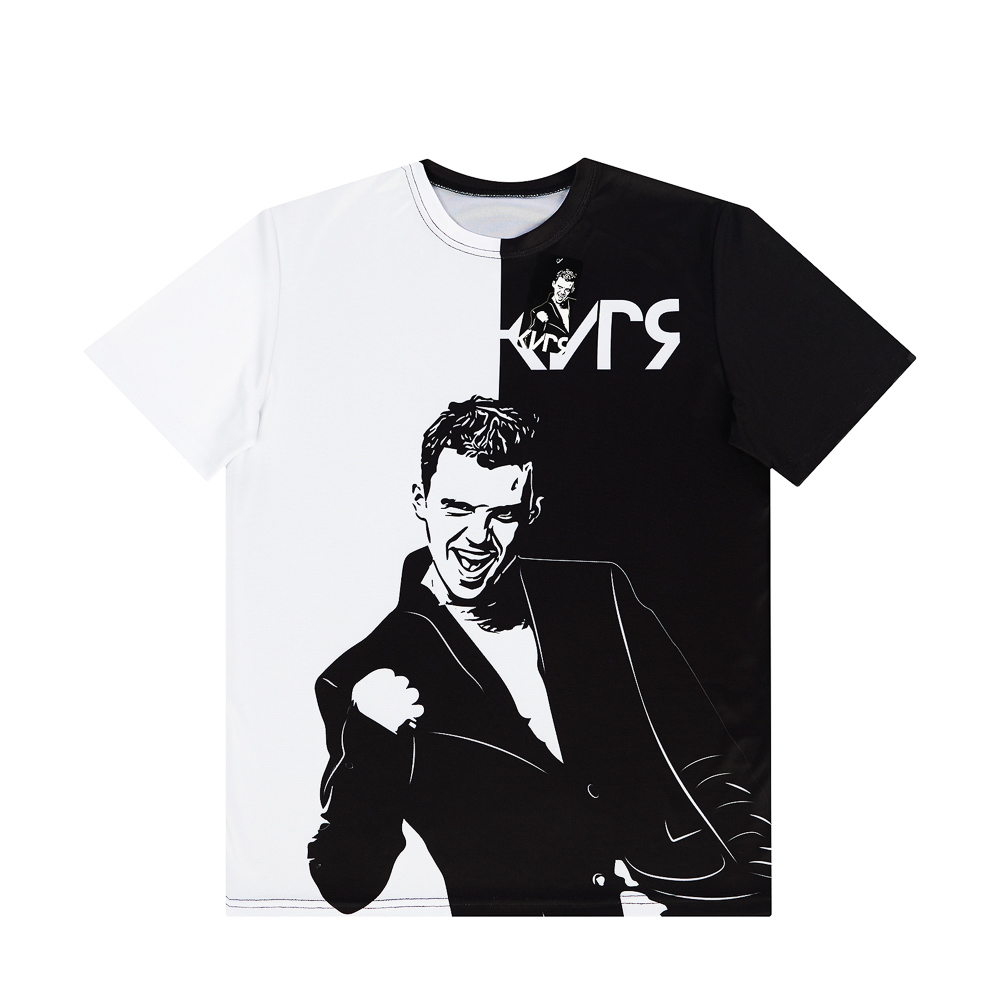 Футболка спортивная для взрослых "КИРЯ", размер 4XL, 100% полиэстер, 4 дизайна, арт.№ 006-013