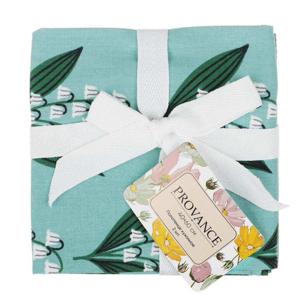PROVANCE Дейзи Полотенце кухонное в наборе 2шт., 100% хлопок, 40х60см, арт.№ 488-157