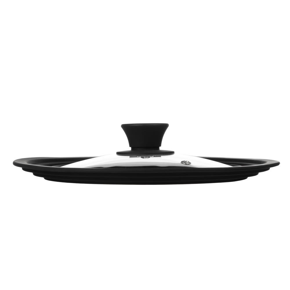 SATOSHI Крышка универсальная стекло/силикон с ручкой, 20-22-24см, арт.№ 848-074