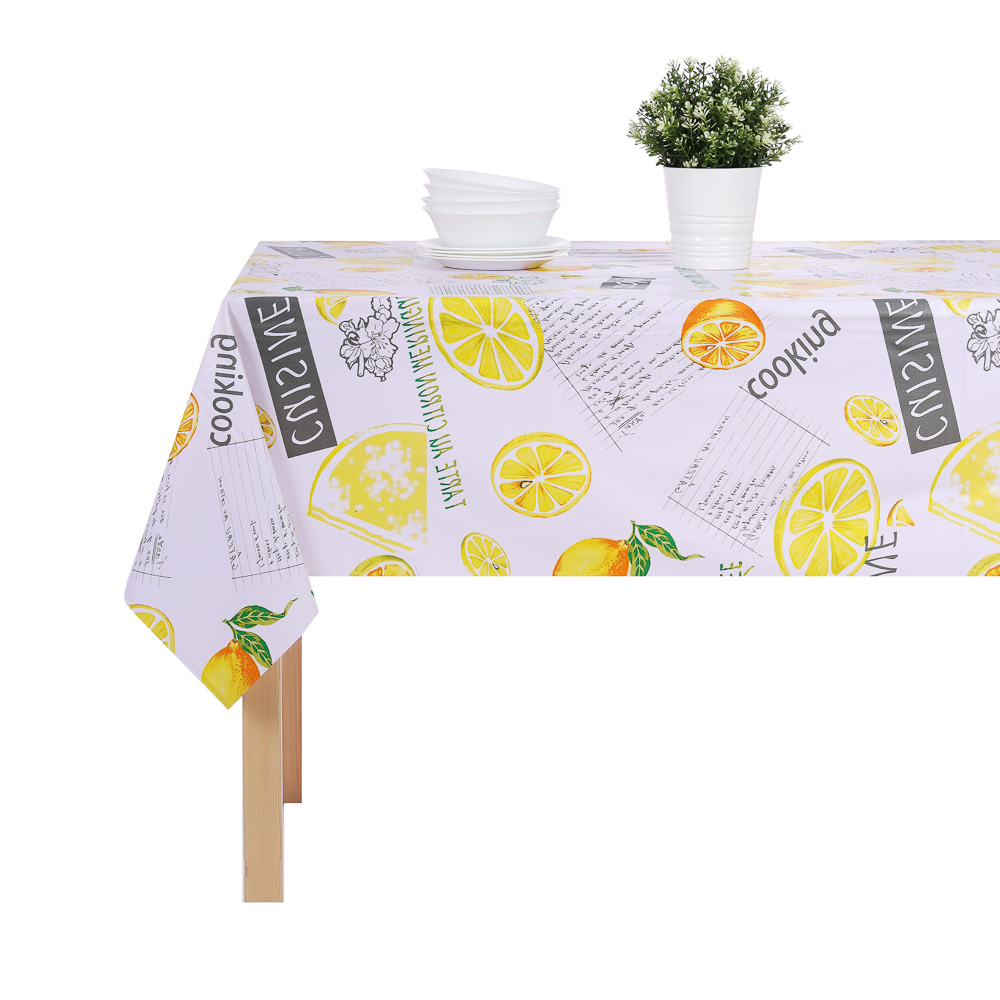 PROVANCE Скатерть ПВХ 140х230см "Оттенки" на текстильной основе, 6 дизайнов, арт.№ 479-288