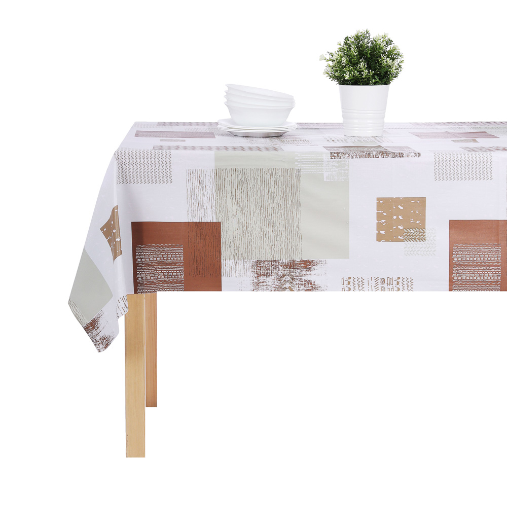 PROVANCE Скатерть ПВХ 140х230см "Оттенки" на текстильной основе, 6 дизайнов, арт.№ 479-288