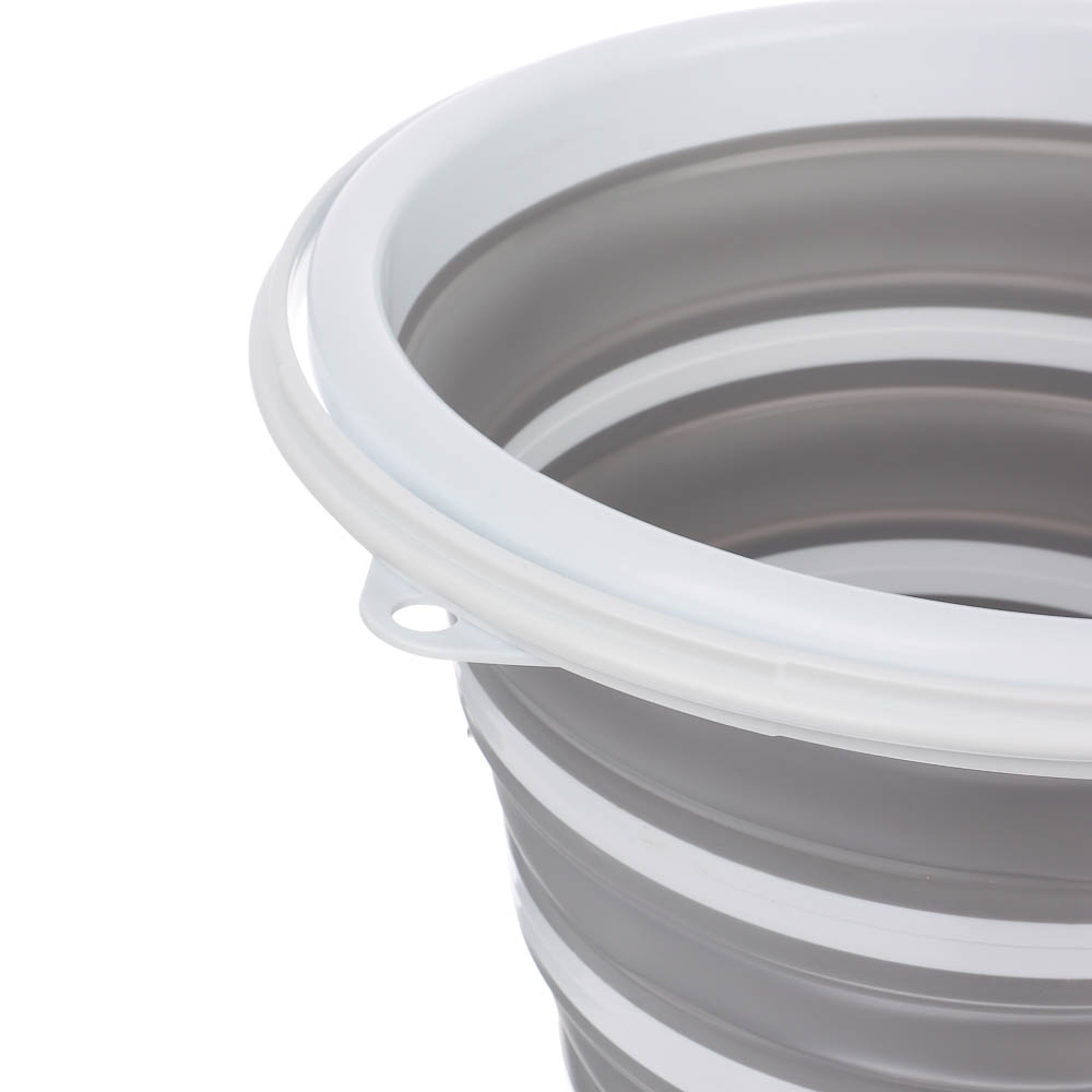 Ведро для уборки, складное, 10 л, полипропилен, термопластичная резина, арт.№ 407-103