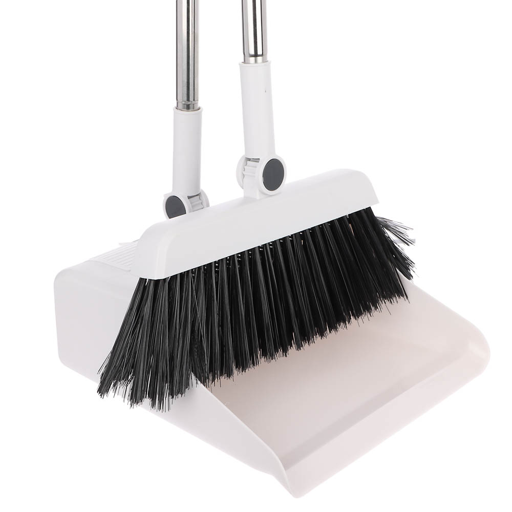 Набор для уборки 2 в 1, щетка для пола + метла с совком, арт.№ 445-432