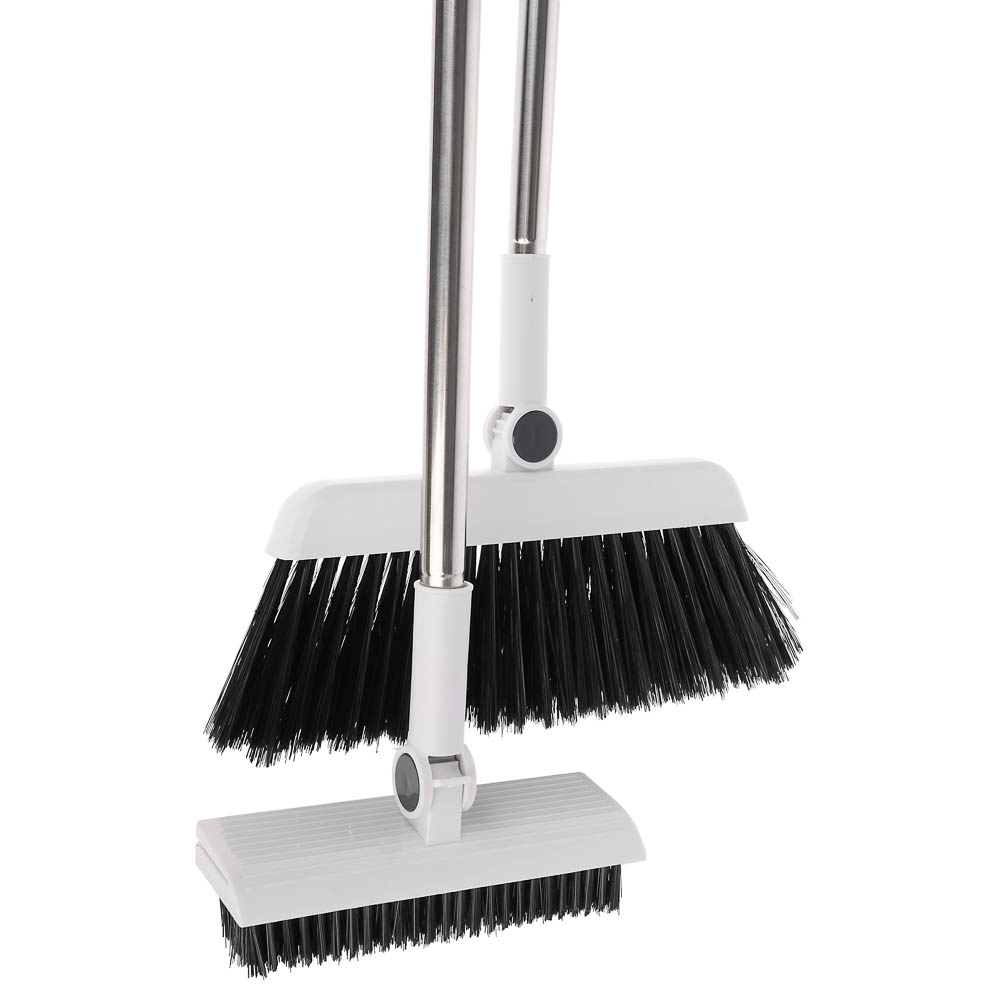 Набор для уборки 2 в 1, щетка для пола + метла с совком, арт.№ 445-432