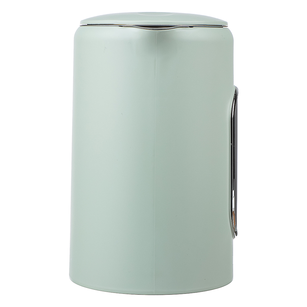 LEBEN Чайник электрический 1,7л двойные стенки пластик/нерж сталь, поддерж.температуры, оливк.и беж., арт.№ 291-135