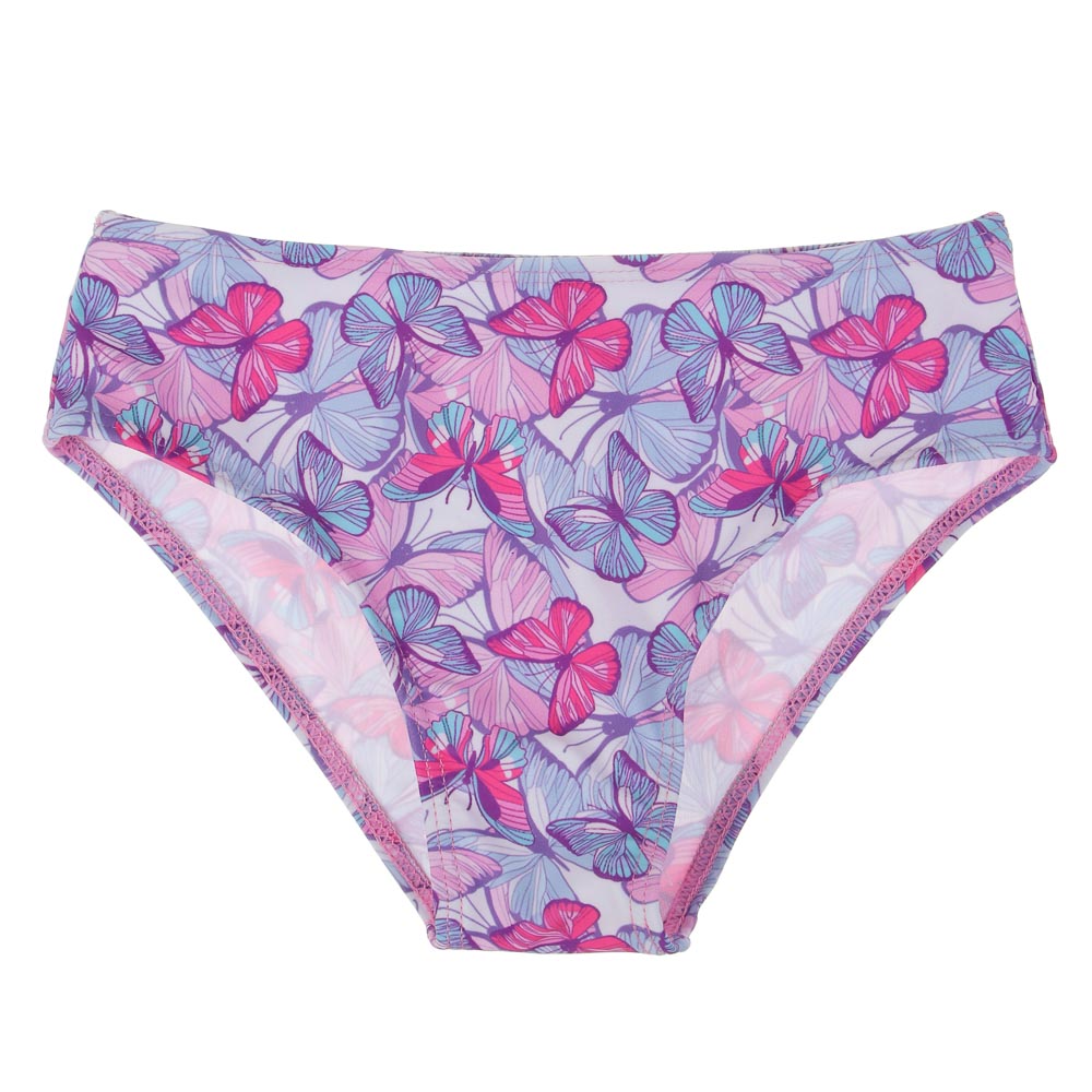 GALANTE Бабочки Купальник для девочки раздельный, р-р 122-128, 82%полиэстер, 18%эластан, арт.№ 331-027