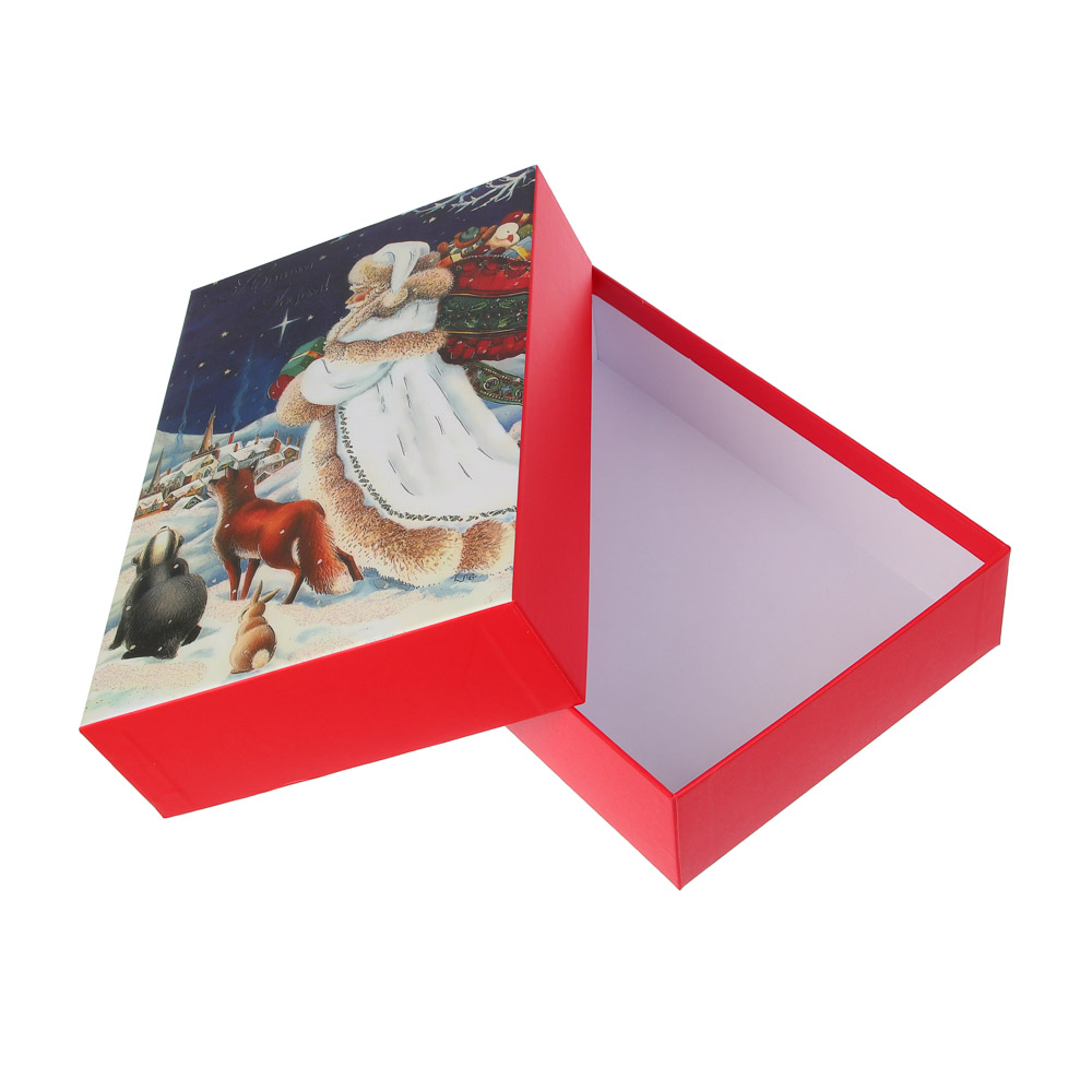 Набор подарочных коробок тм СНОУ БУМ, 3 размера 21x29x9см, 20x27x8см, 18x26x6см, картон, арт.№ 207-259