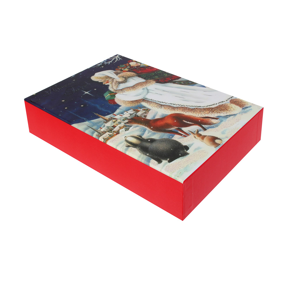 Набор подарочных коробок тм СНОУ БУМ, 3 размера 21x29x9см, 20x27x8см, 18x26x6см, картон, арт.№ 207-259