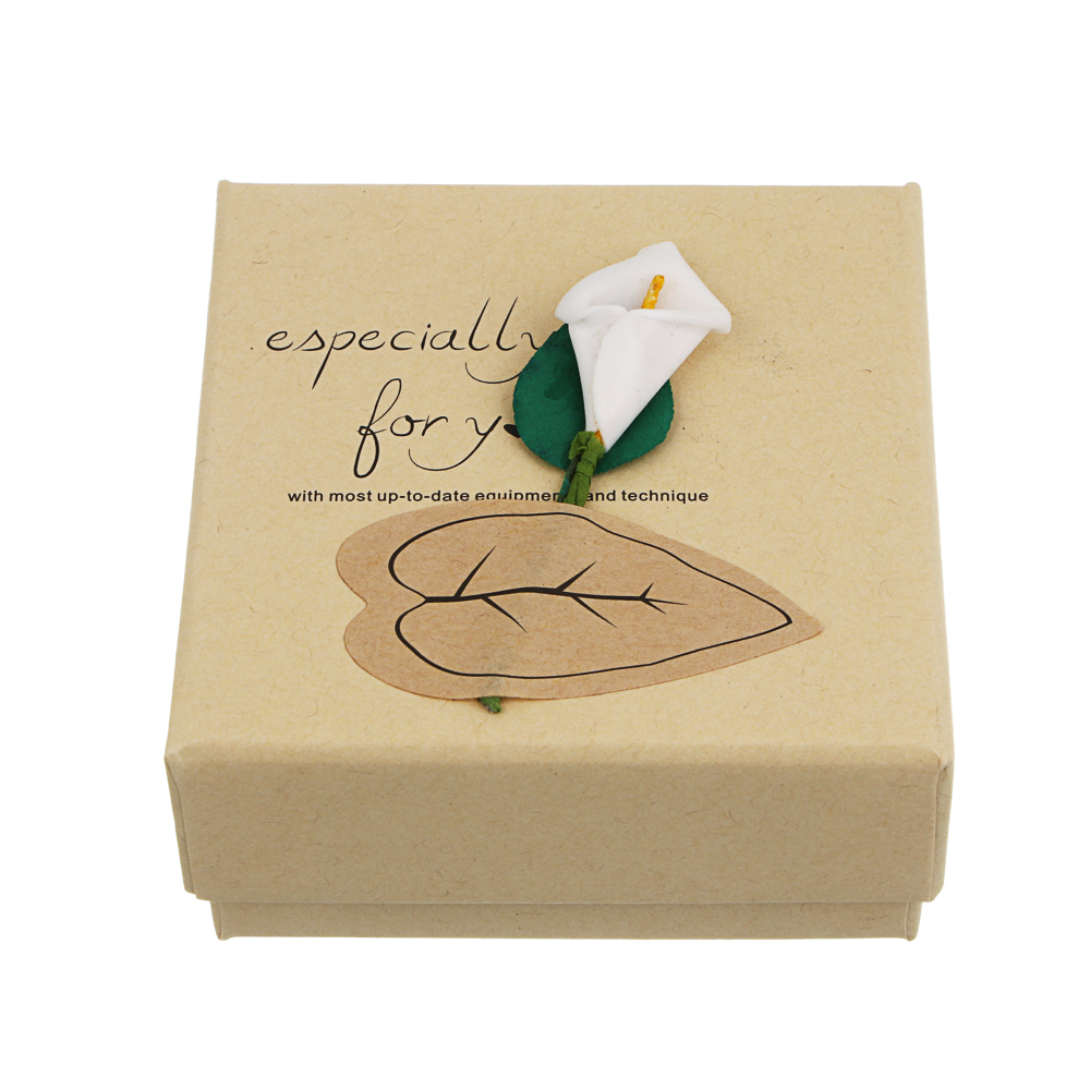 Подарочная коробка тм Fntastic "Цветок" 7,8x7,5x3,5 см, бумага, арт.№ 207-266