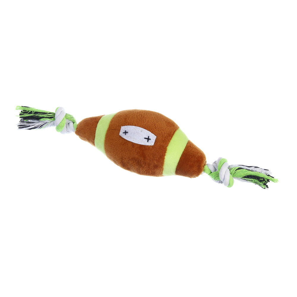 Игрушка для собак тм VETTA с пищалкой, мяч регби, п/э, 35*10см, арт.№ 273-556