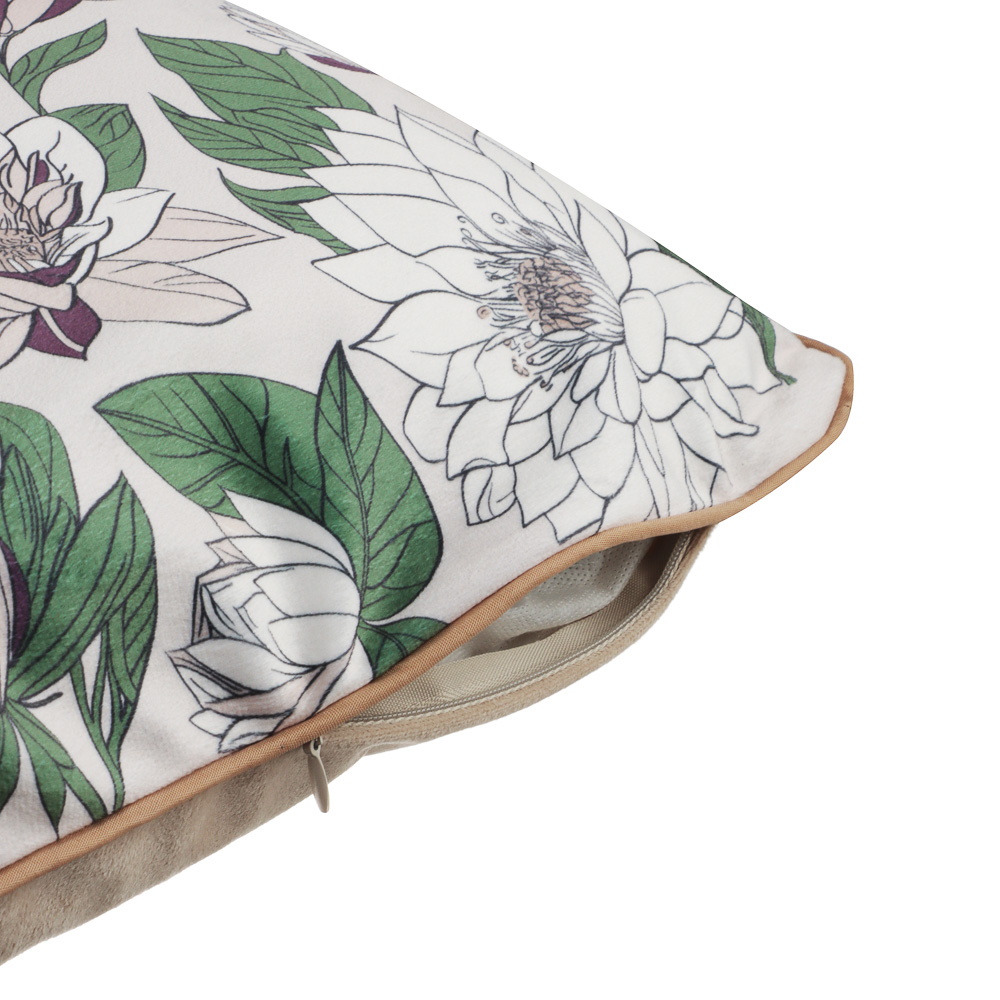 PROVANCE Хейзел Чехол для подушки 40х40см, велюр, 100% полиэстер, 2 дизайна, арт.№ 497-103