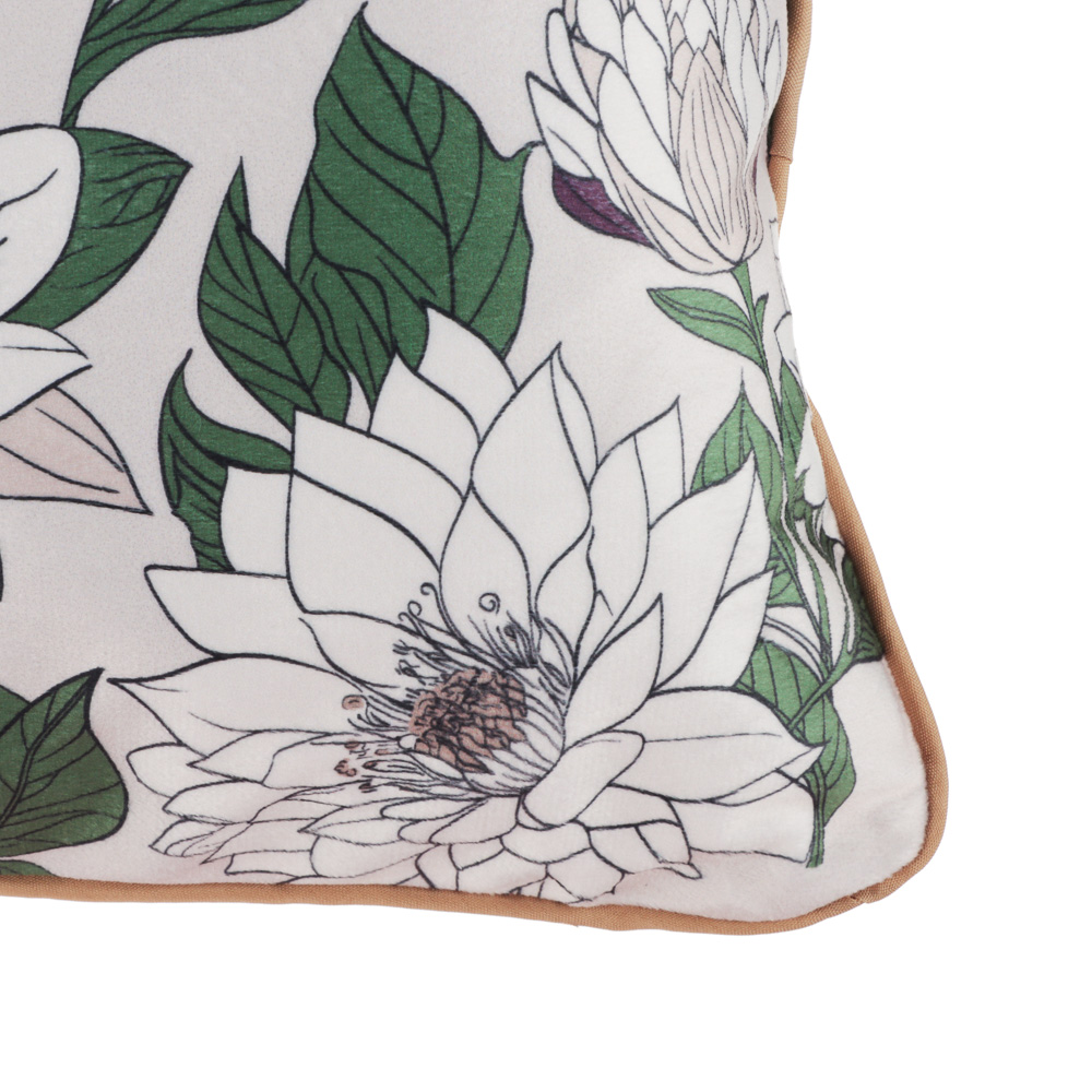 PROVANCE Хейзел Чехол для подушки 40х40см, велюр, 100% полиэстер, 2 дизайна, арт.№ 497-103