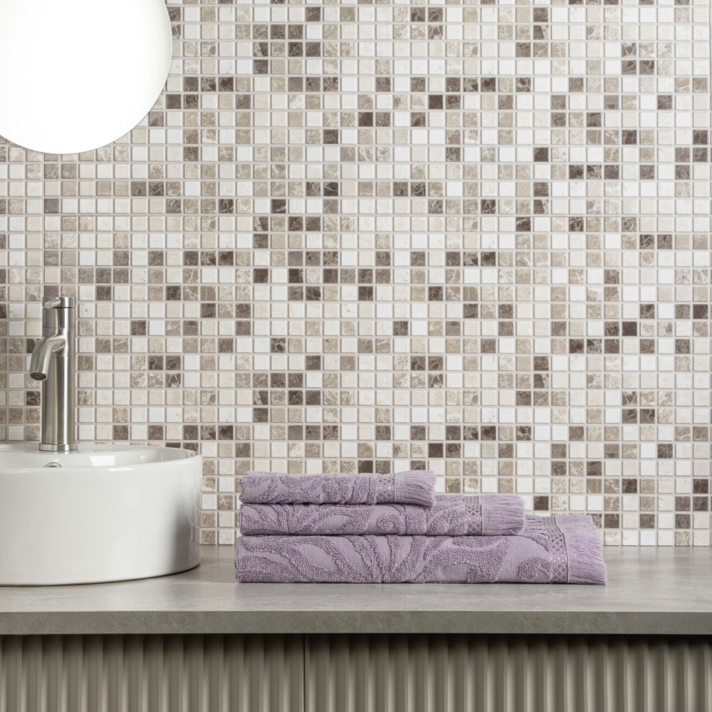 PROVANCE Шанталь Комплект полотенец махровых жаккард, 100% хл, 30х50,50х90,70х130, 430г/м, сиреневый, арт.№ 484-177