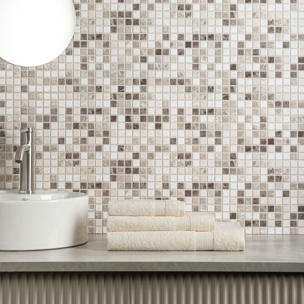 PROVANCE Марисса Комплект полотенец махровых, 100% хлопок, 30х50, 50х90, 70х130, 400г/м, молочный, арт.№ 484-178