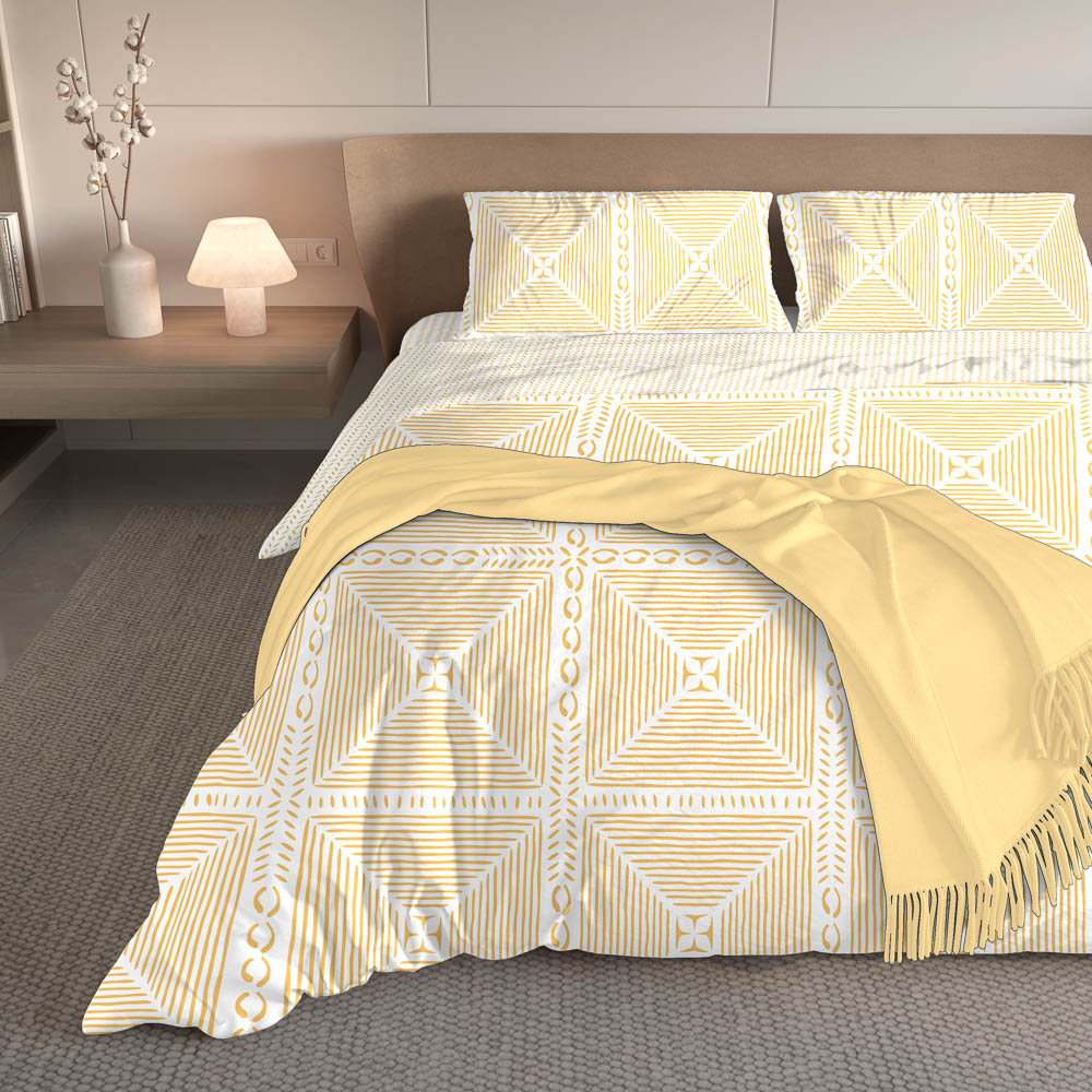 Комплект постельного белья евро (4 предмета) тм PROVANCE Орра 100% полиэстер, 2 дизайна, арт.№ 421-407