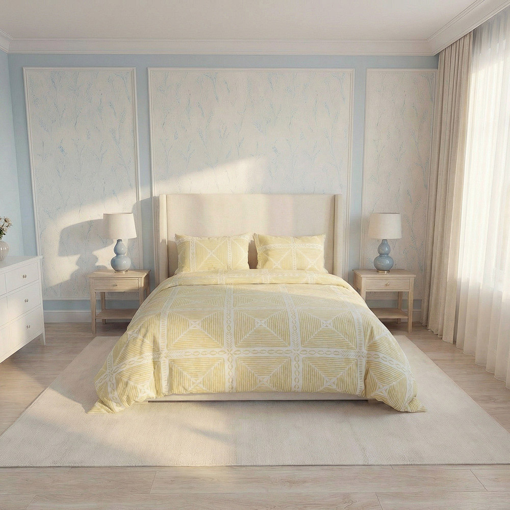 Комплект постельного белья евро (4 предмета) тм PROVANCE Орра 100% полиэстер, 2 дизайна, арт.№ 421-407