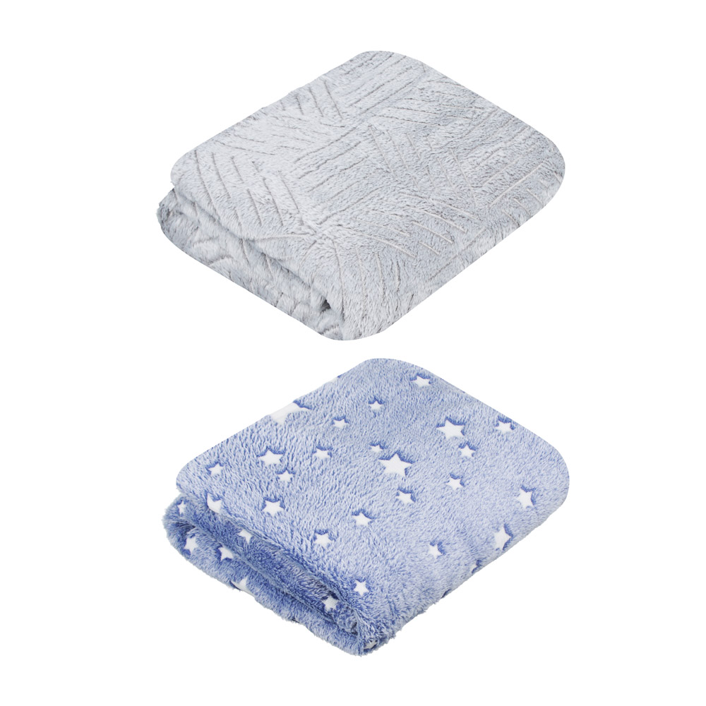 PROVANCE Плед, 130х150см, 180гр/м, "Бамбук", 2 дизайна, арт.№ 486-065