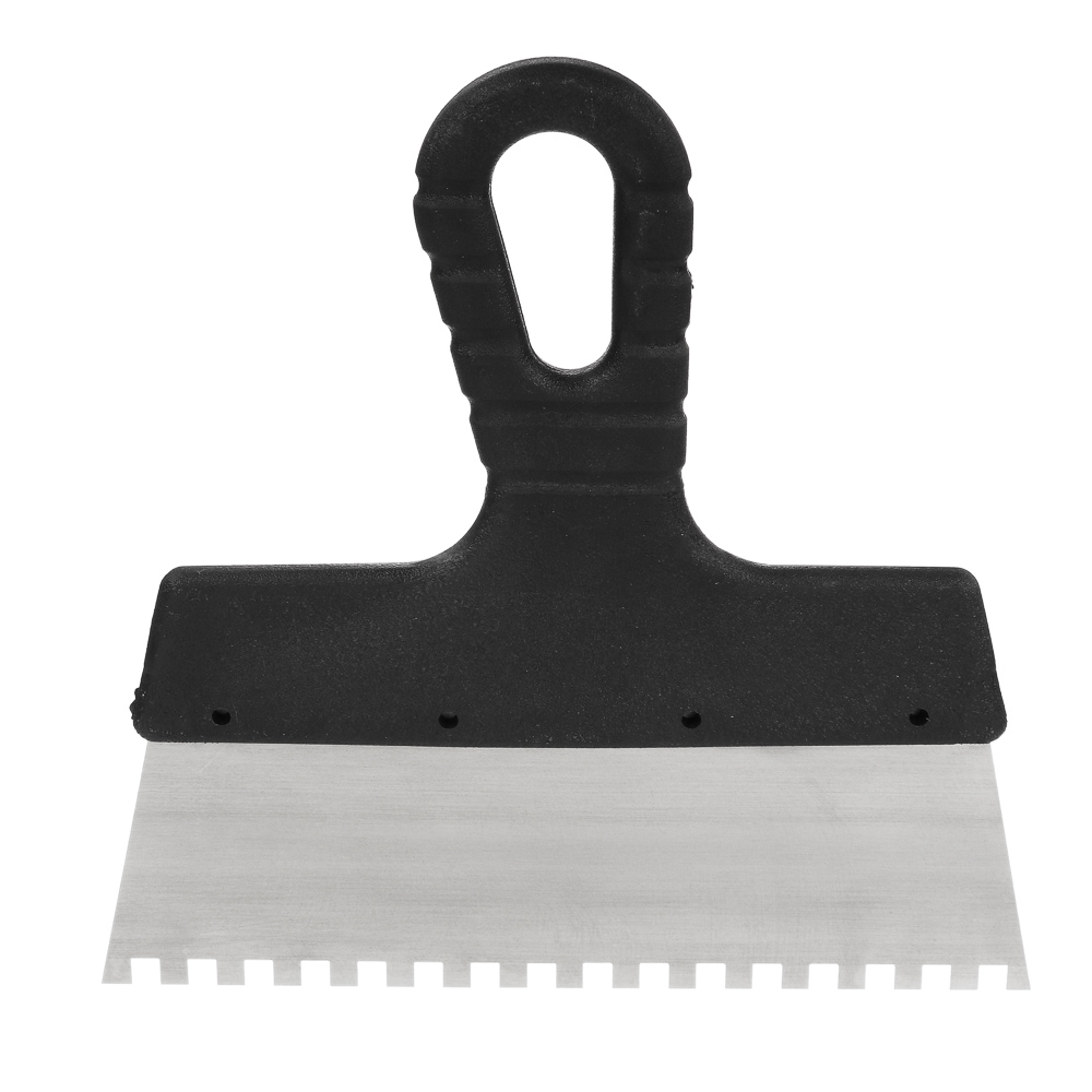 РОКОТ Шпатель металл (нерж.), пластиковая ручка 200 мм, зуб 6х6, арт.№ 683-152