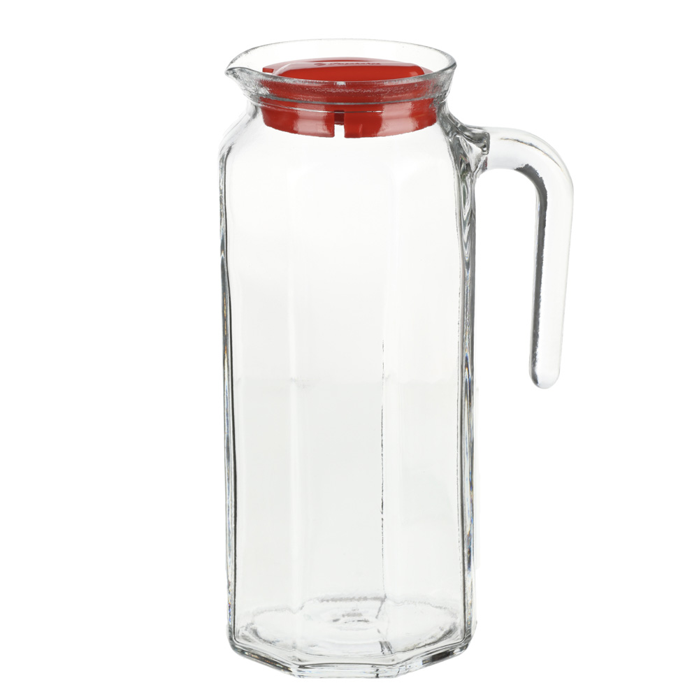 PASABAHCE Кувшин 1000мл, стекло, Кошем, с крышкой, 80051BR, арт.№ 878-438