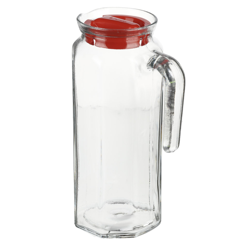 PASABAHCE Кувшин 1000мл, стекло, Кошем, с крышкой, 80051BR, арт.№ 878-438