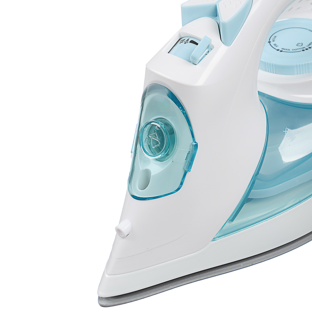 LEBEN Утюг 2600ВТ керам, антинакипь антикапля шнур 2,2м, бел, арт.№ 249-059