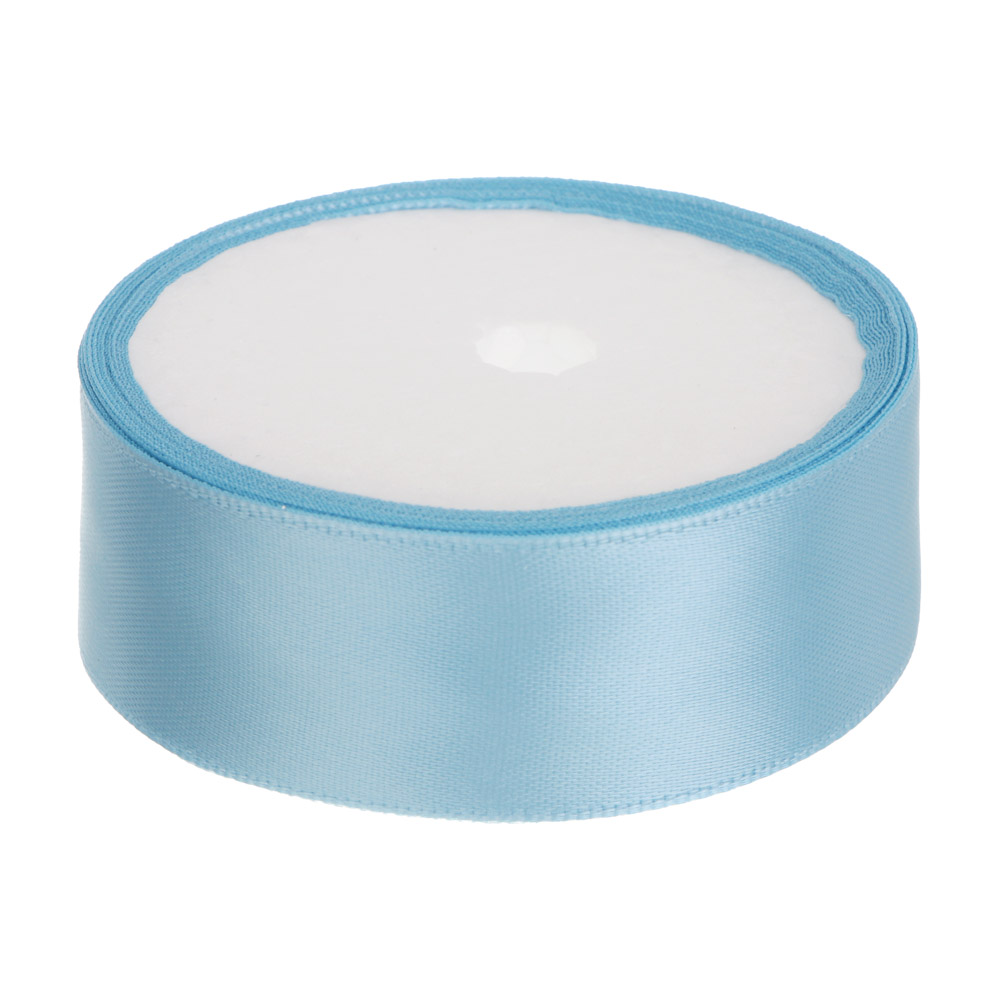 Лента для подарков атласная, 2,5 см x 2,7 м, полиэстер, 6 цветов, арт.№ 505-160