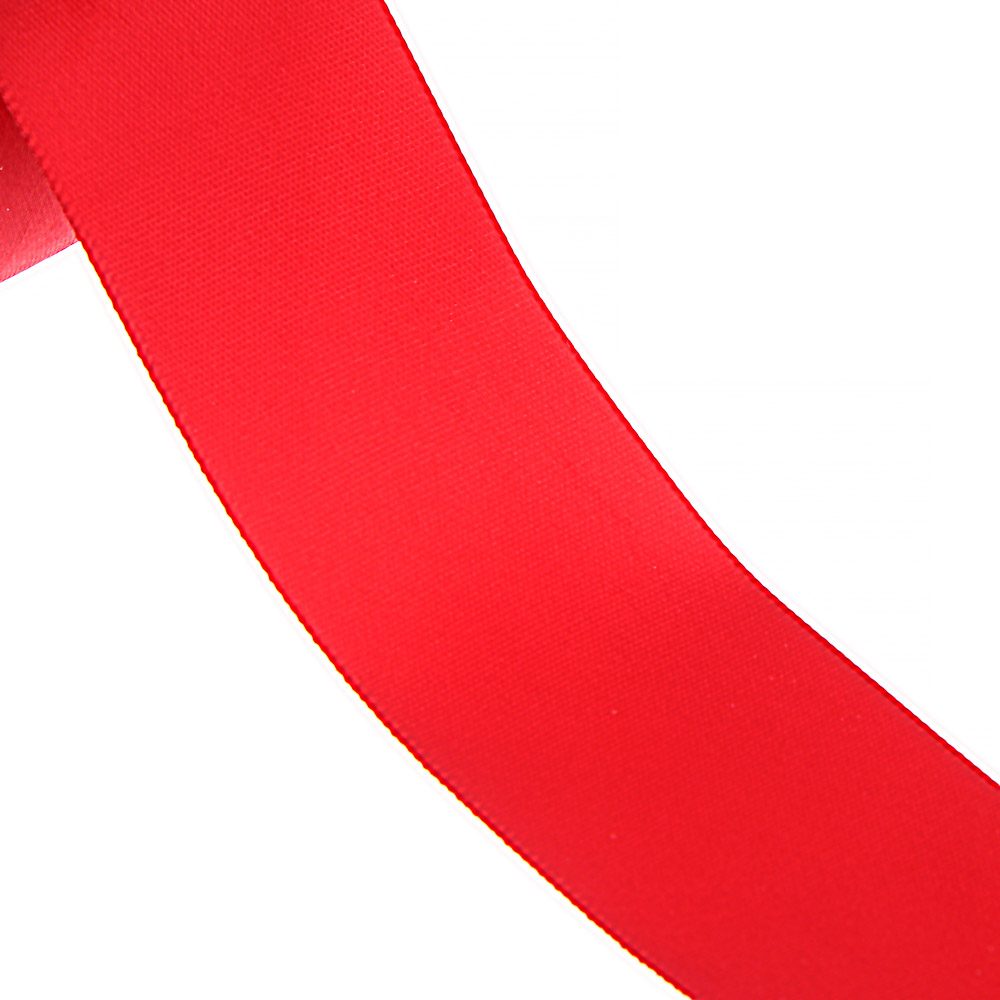 Лента для подарков атласная, 4 см x 2,7 м, полиэстер, 6 цветов, арт.№ 505-161