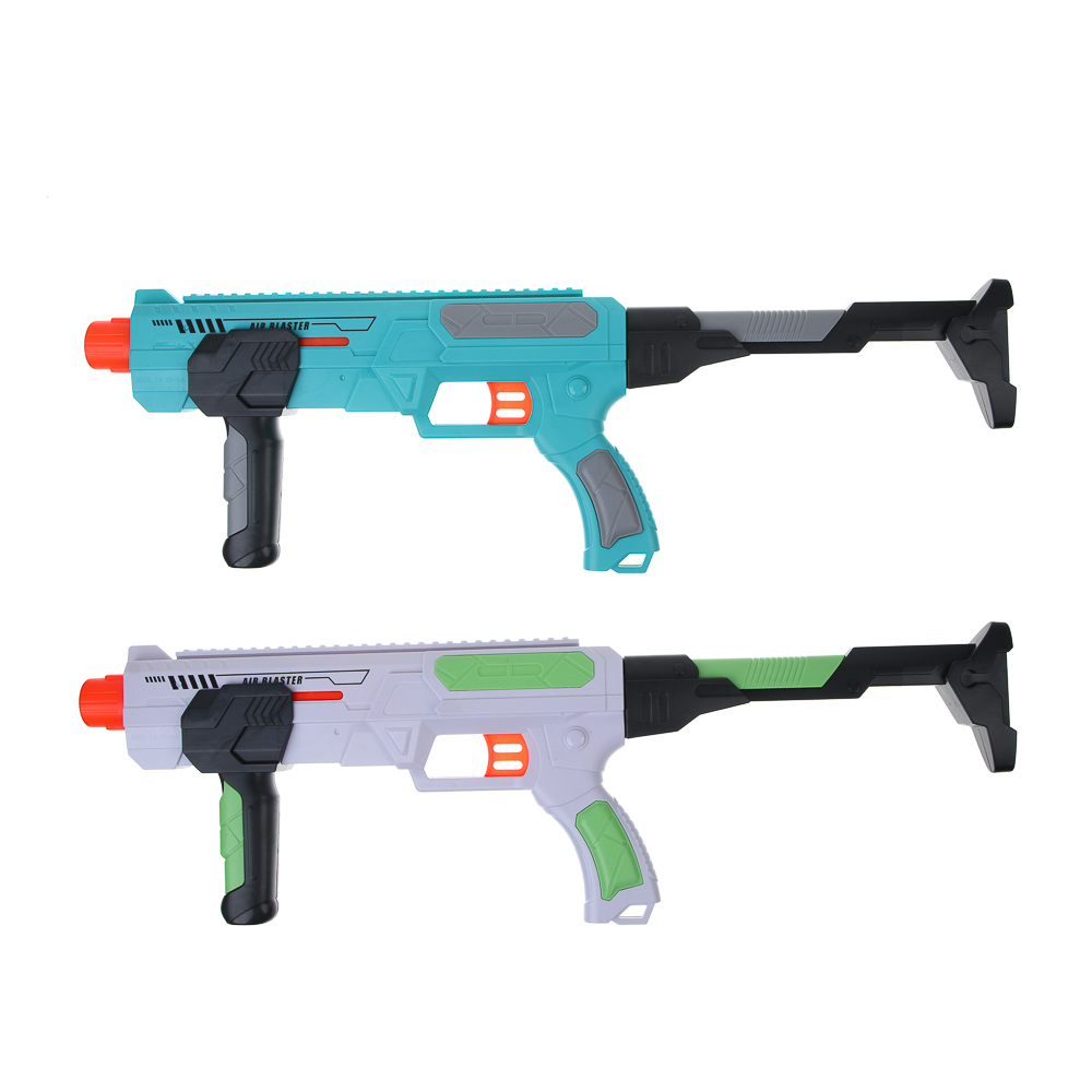 ИГРОЛЕНД Бластер "Космо", с мягкими патронами 10 шт, 2 мишени, АБС-пластик, ЭВА, 56х5,5х21,5 см, арт.№ 261-784