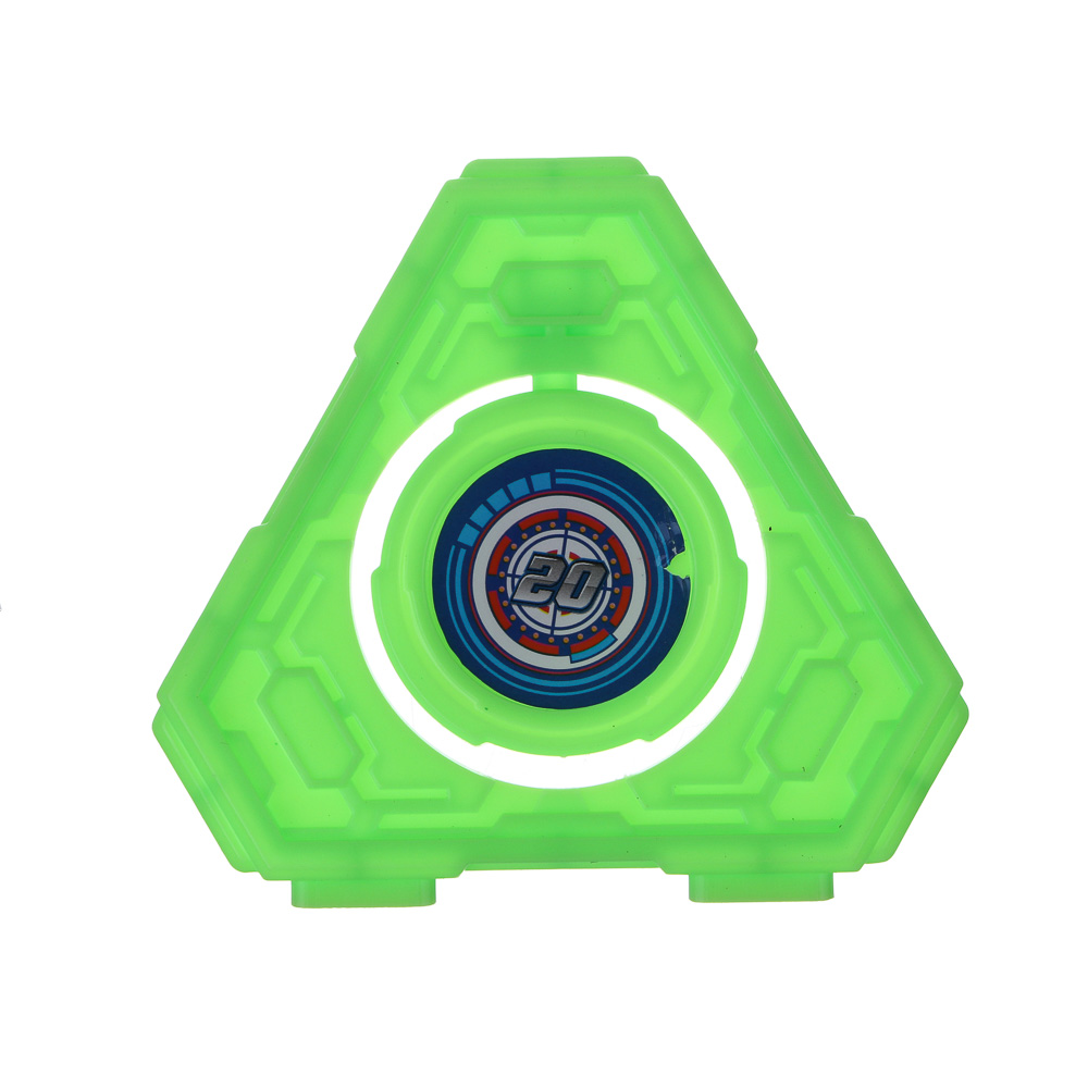 ИГРОЛЕНД Бластер "Космо", с мягкими патронами 10 шт, 2 мишени, АБС-пластик, ЭВА, 56х5,5х21,5 см, арт.№ 261-784