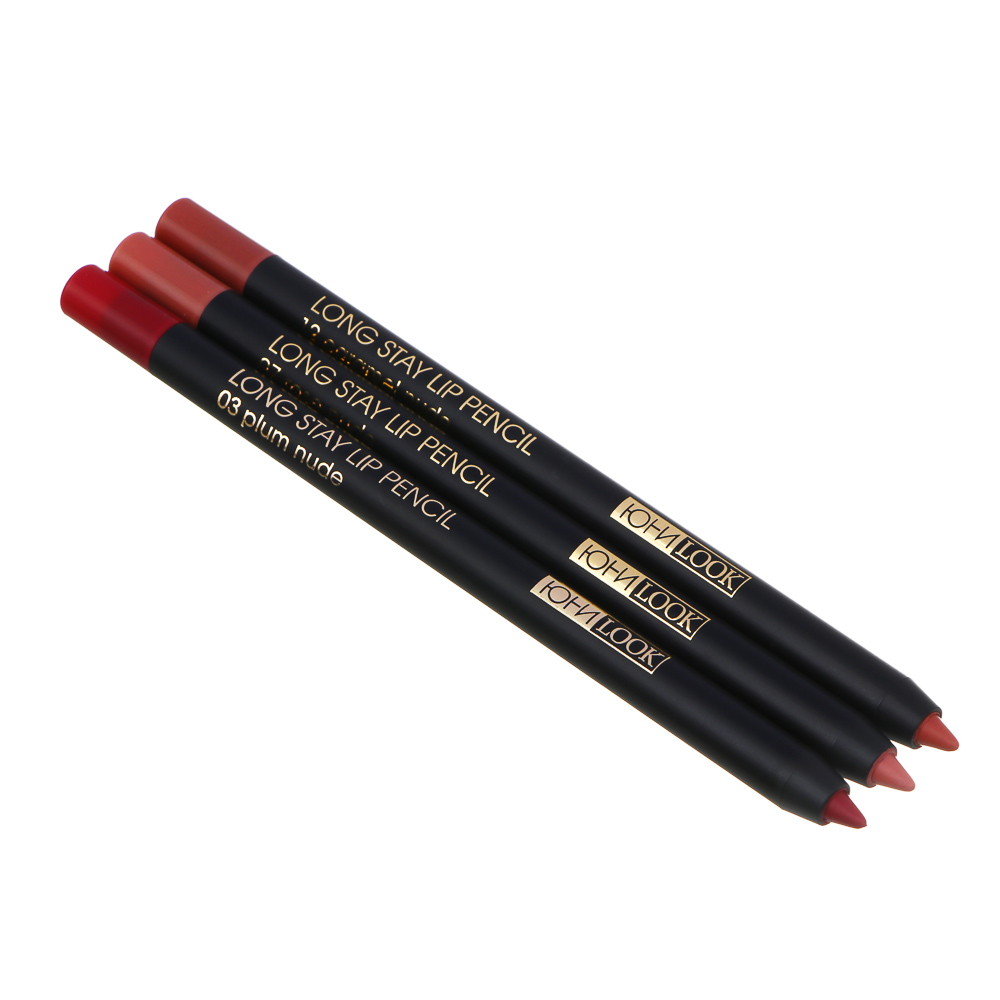 ЮНИLOOK Карандаш устойчивый для создания контура губ, 1,6 гр, 3 тона, арт.№ 330-573