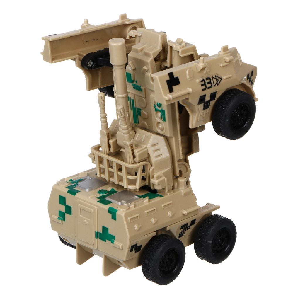 ИГРОЛЕНД Бронетрансформер "Военная операция" 2 в 1, удар, ABS, 14х7х7,5 см, 2 дизайна, арт.№ 296-003