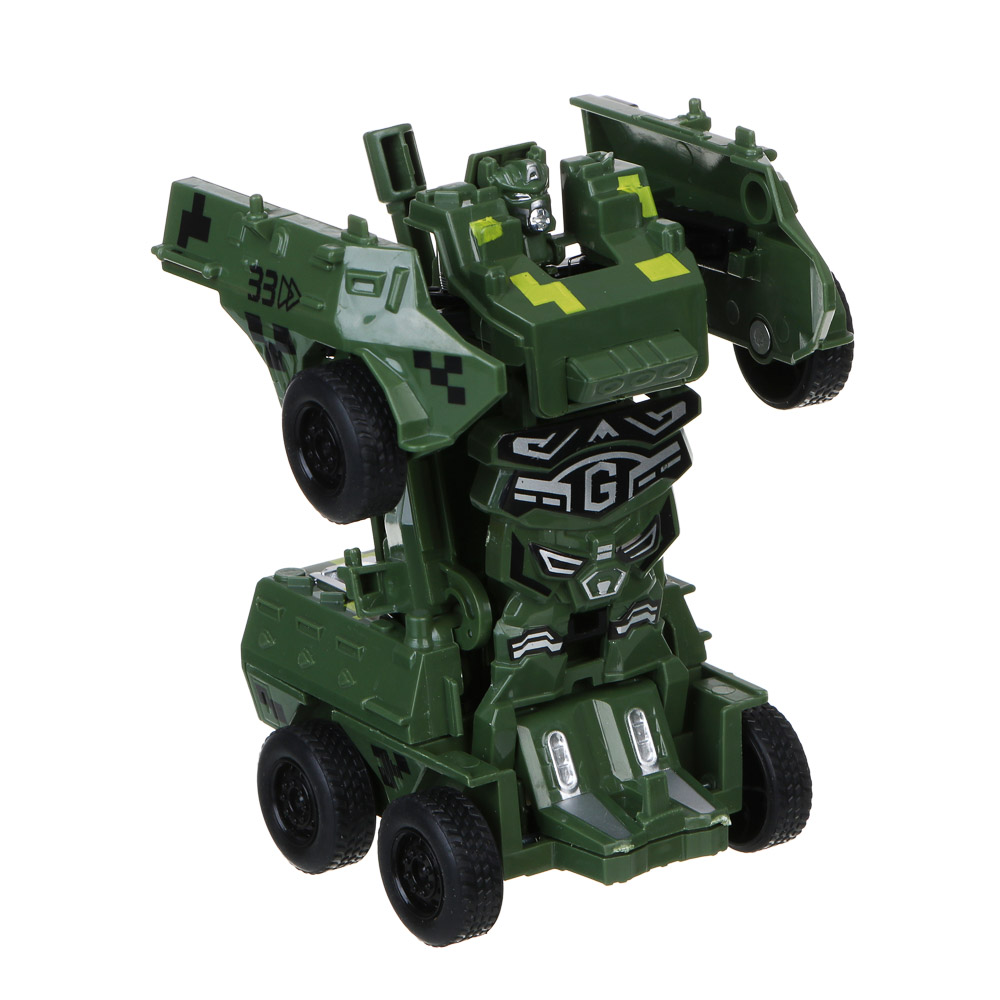 ИГРОЛЕНД Бронетрансформер "Военная операция" 2 в 1, удар, ABS, 14х7х7,5 см, 2 дизайна, арт.№ 296-003