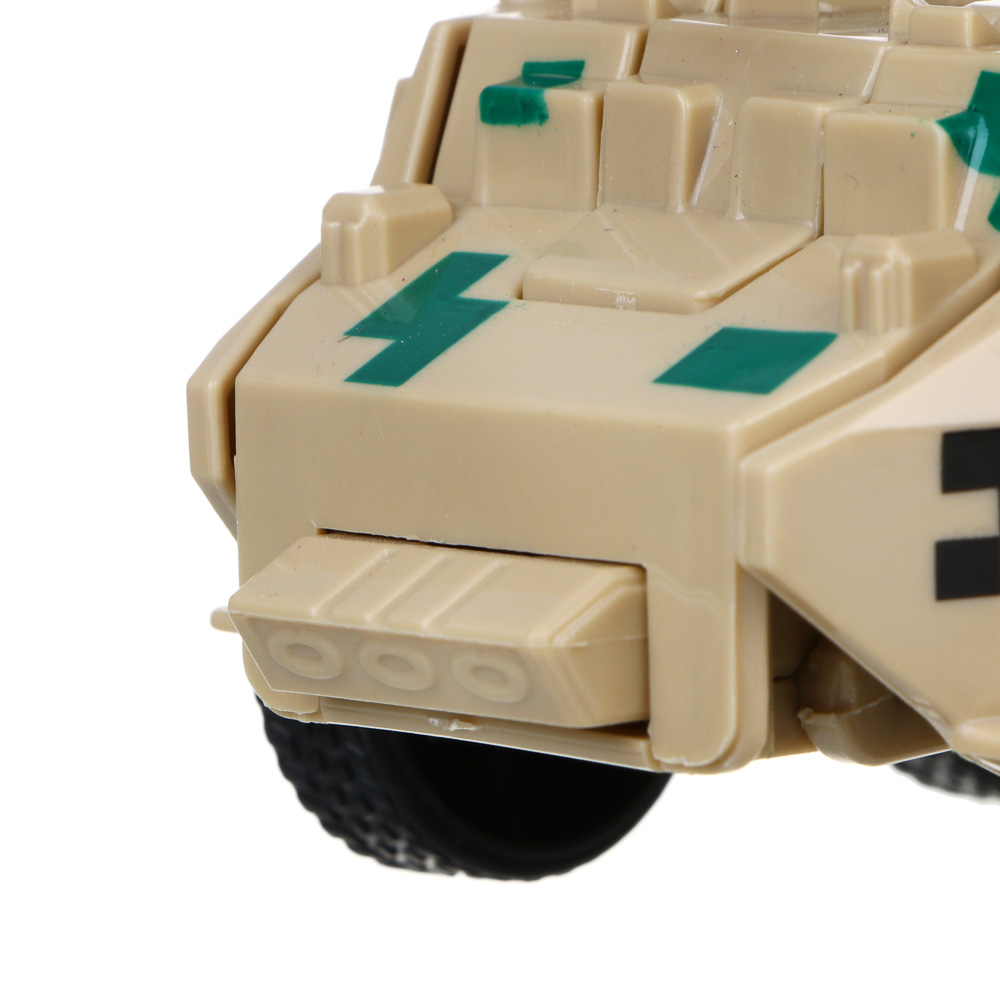 ИГРОЛЕНД Бронетрансформер "Военная операция" 2 в 1, удар, ABS, 14х7х7,5 см, 2 дизайна, арт.№ 296-003