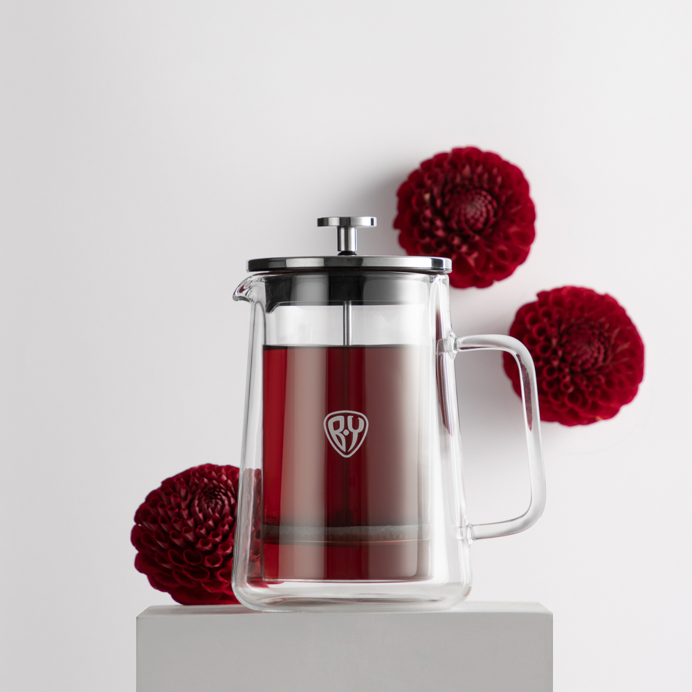 BY COLLECTION Френч-пресс 600мл, жаропрочное стекло, двойные стенки, арт.№ 850-202