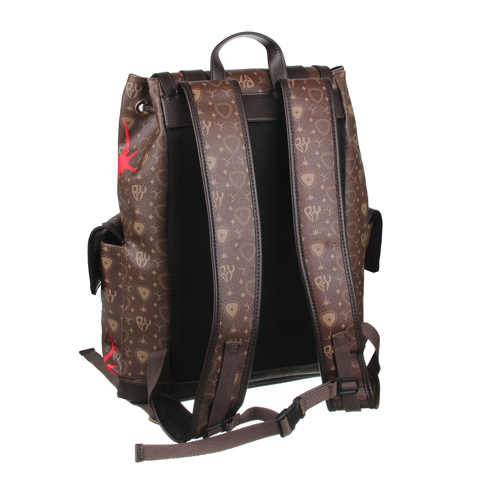 BY Рюкзак подростковый 44х34,5х12,5см "Заря", 1 отд., 2 карм., иск.кожа, арт.№ 254-444