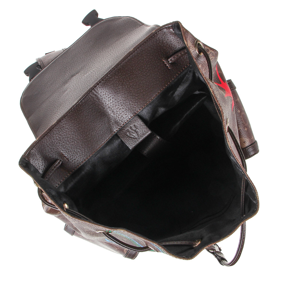 BY Рюкзак подростковый 44х34,5х12,5см "Заря", 1 отд., 2 карм., иск.кожа, арт.№ 254-444