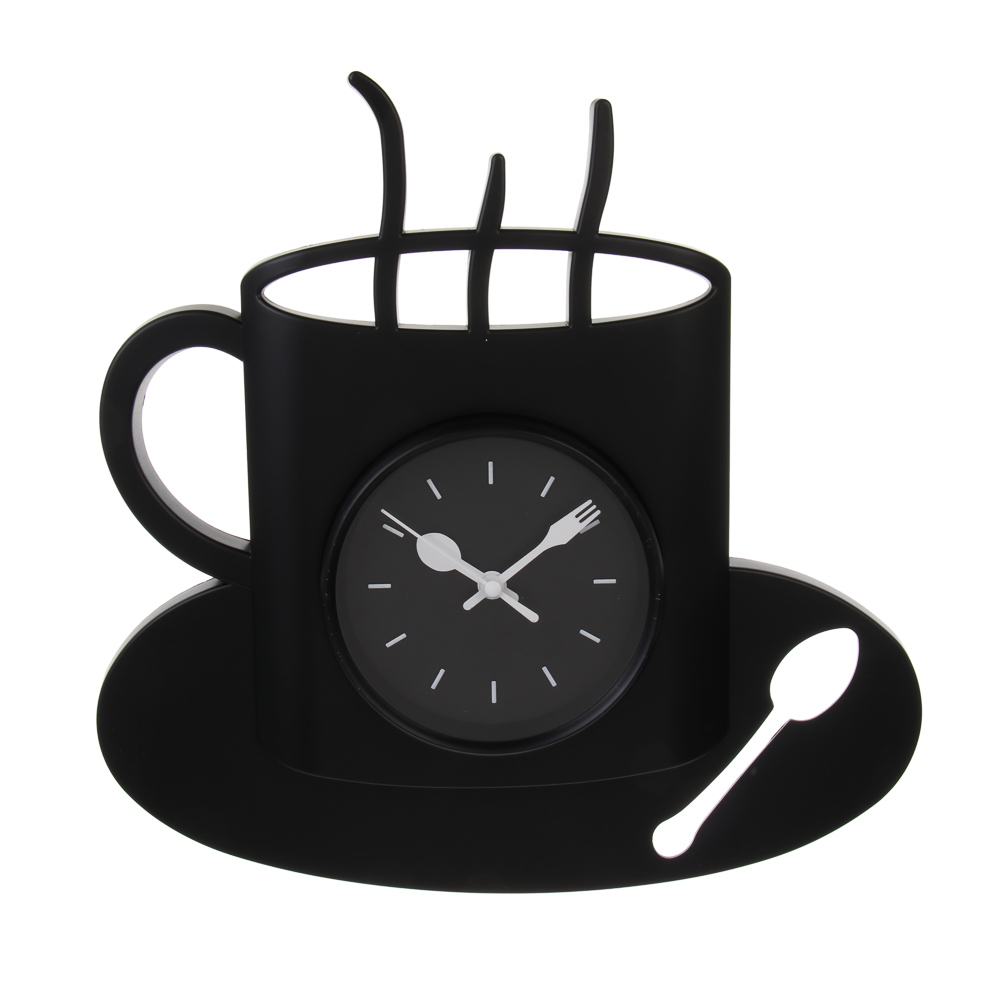 Часы тм LADECOR CHRONO настенные интерьерные, 30х29 см, пластик, стекло, 1xAA, 2 цвета, арт.№ 581-370