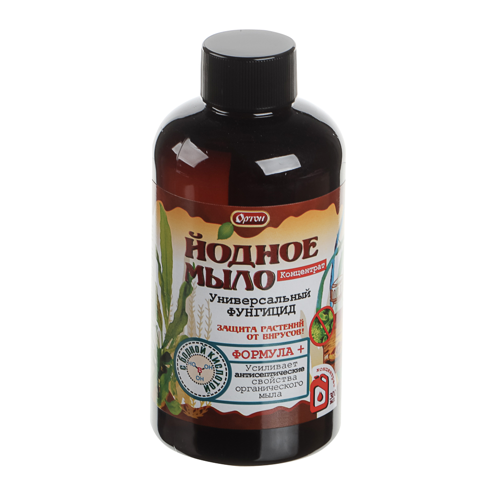 БИОИНСЕКТИЦИД "Йодное мыло" тм Ортон, 300мл, концентрат, арт.№ 189-227