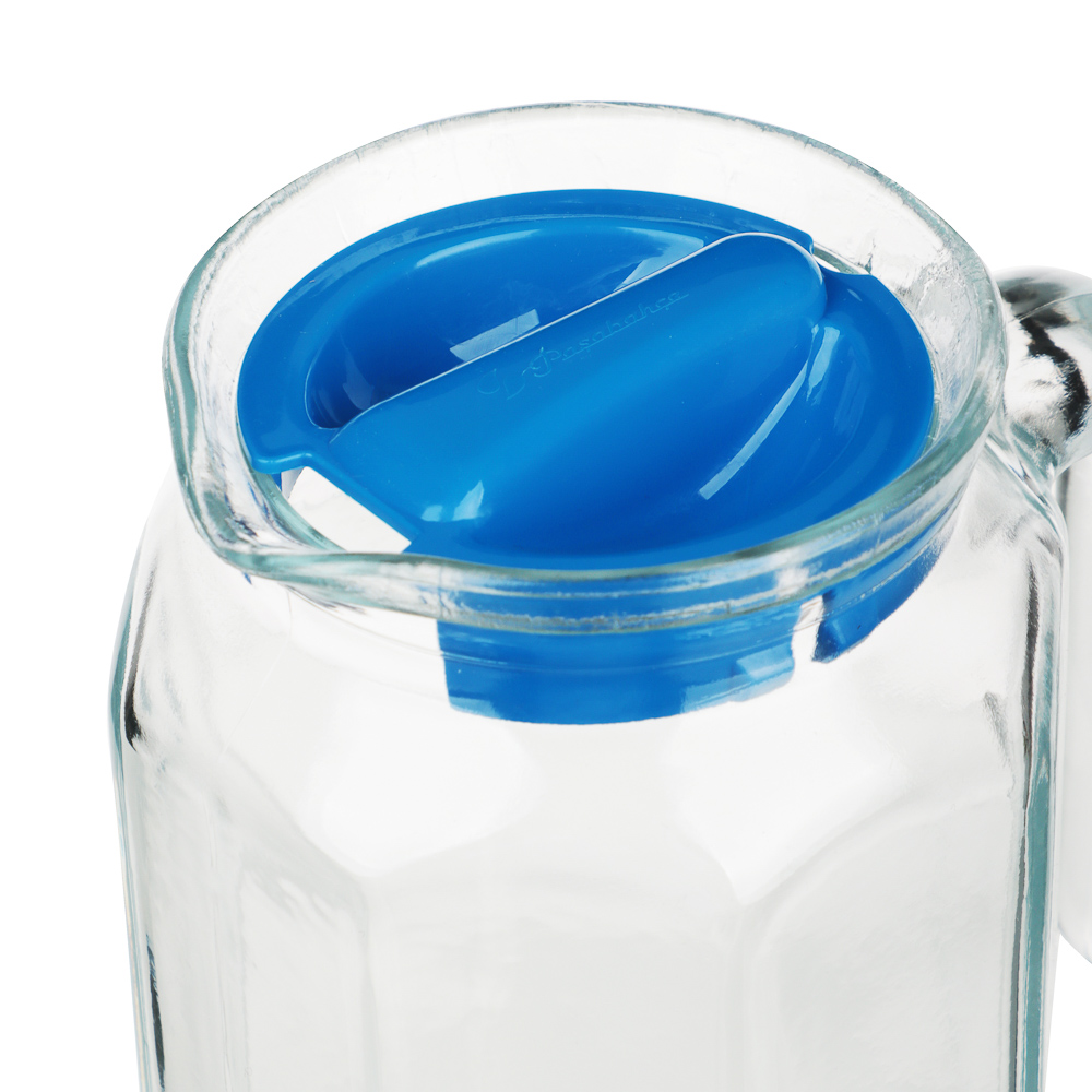 PASABAHCE  Кошем Кувшин с пласт. крышкой 1000 мл, стекло, арт.№ 878-598