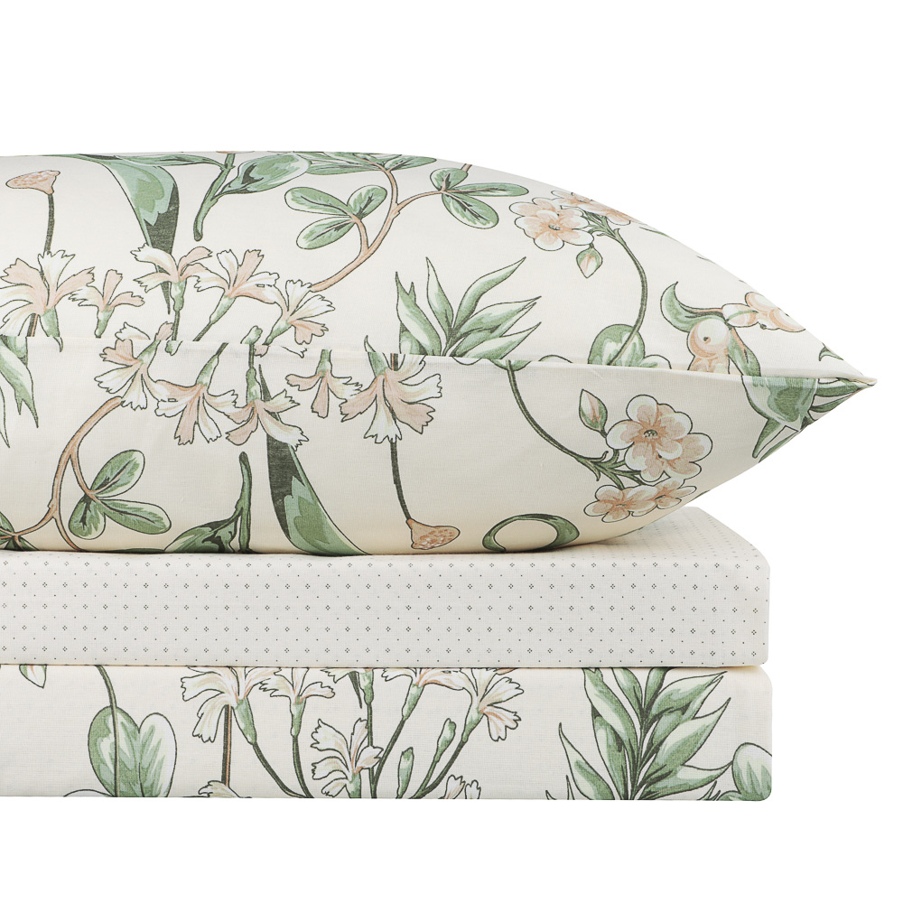 PROVANCE Мосс Комплект постельного белья 1,5 (4 предмета), бязь, 2 дизайна, арт.№ 421-384