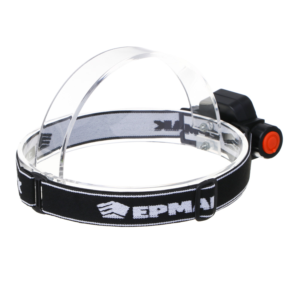 Фонарь налобный тм ЕРМАК, COB LED, 2 режима, 800мАч, зарядка USB, пластик, 92х35х45 мм, арт.№ 221-094