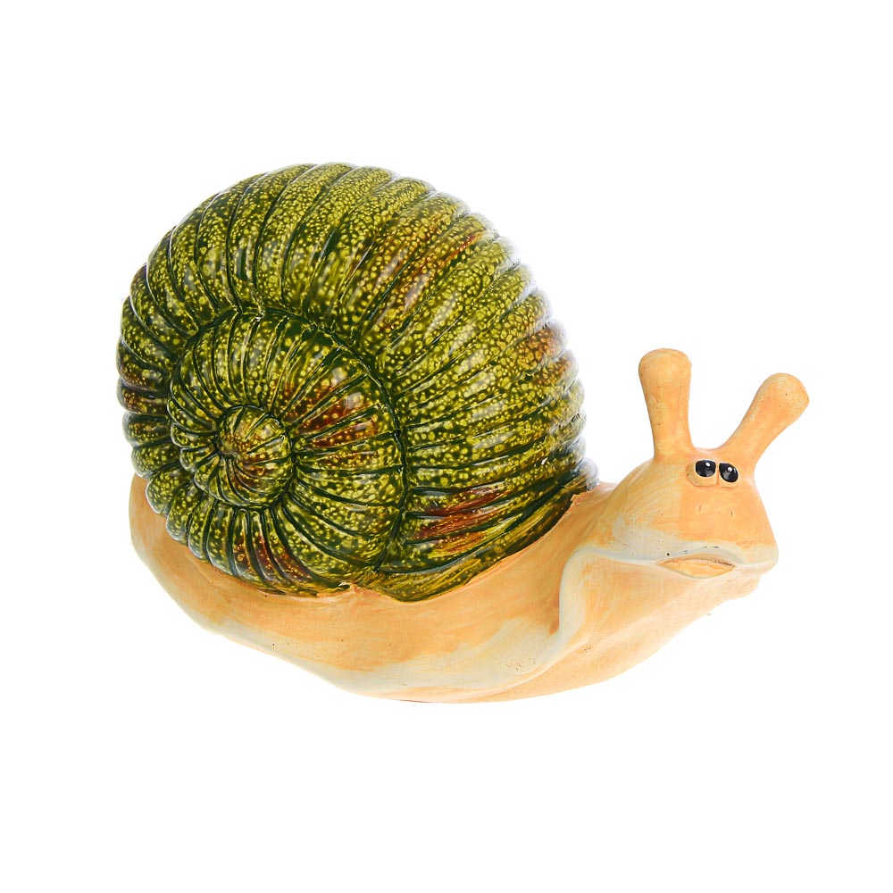 Фигурка садовая "Улитка" тм INBLOOM, 20х10х12см, магнезия, арт.№ 162-299