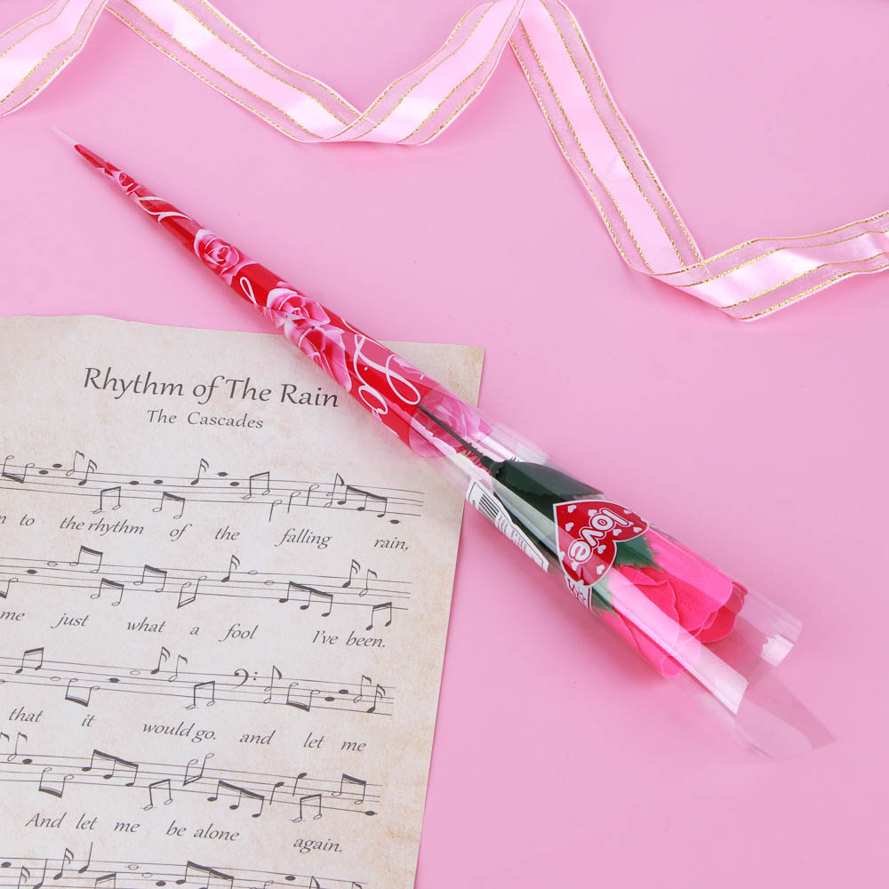 LADECOR Роза из мыльных лепестков, 4 цвета, арт 2, арт.№ 585-003