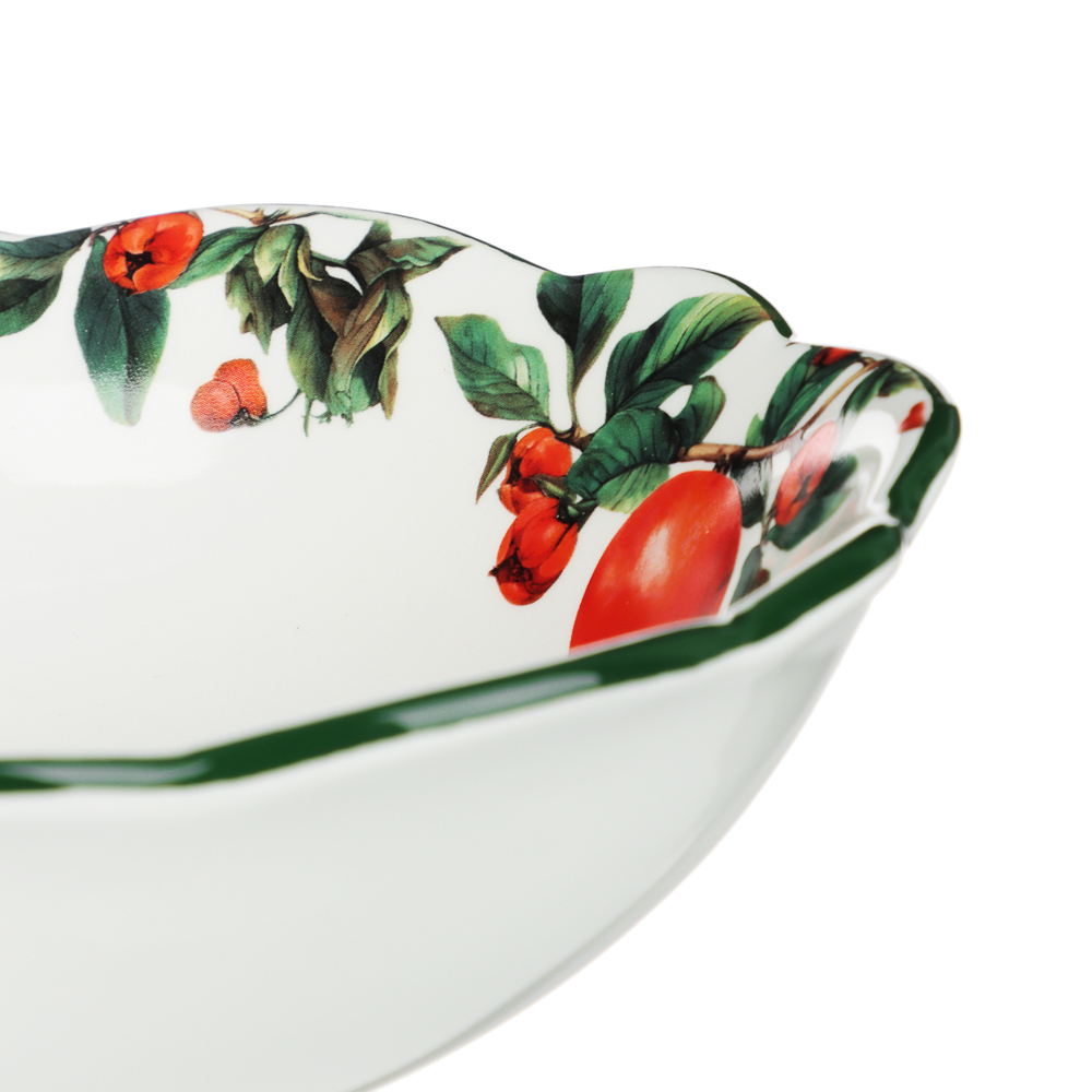 MILLIMI Гранат Салатник, 800мл, 20,5х6см, керамика, арт.№ 824-141