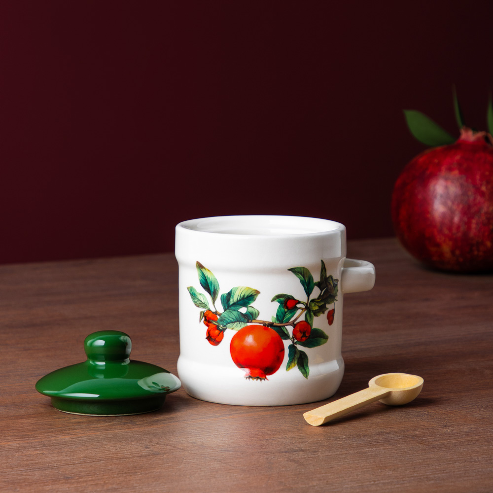 MILLIMI Гранат Сахарница, 320мл, керамика, бамбук, арт.№ 824-143