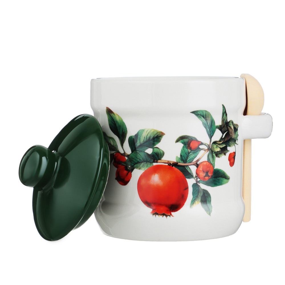 MILLIMI Гранат Сахарница, 320мл, керамика, бамбук, арт.№ 824-143