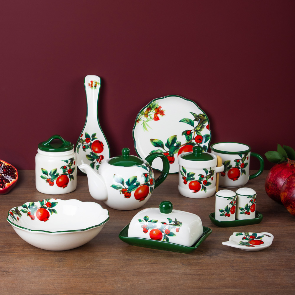 MILLIMI Гранат Чайник, 900мл, керамика, арт.№ 824-144